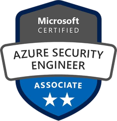 Microsoft Certified: Azure Security Engineer Associate badge
